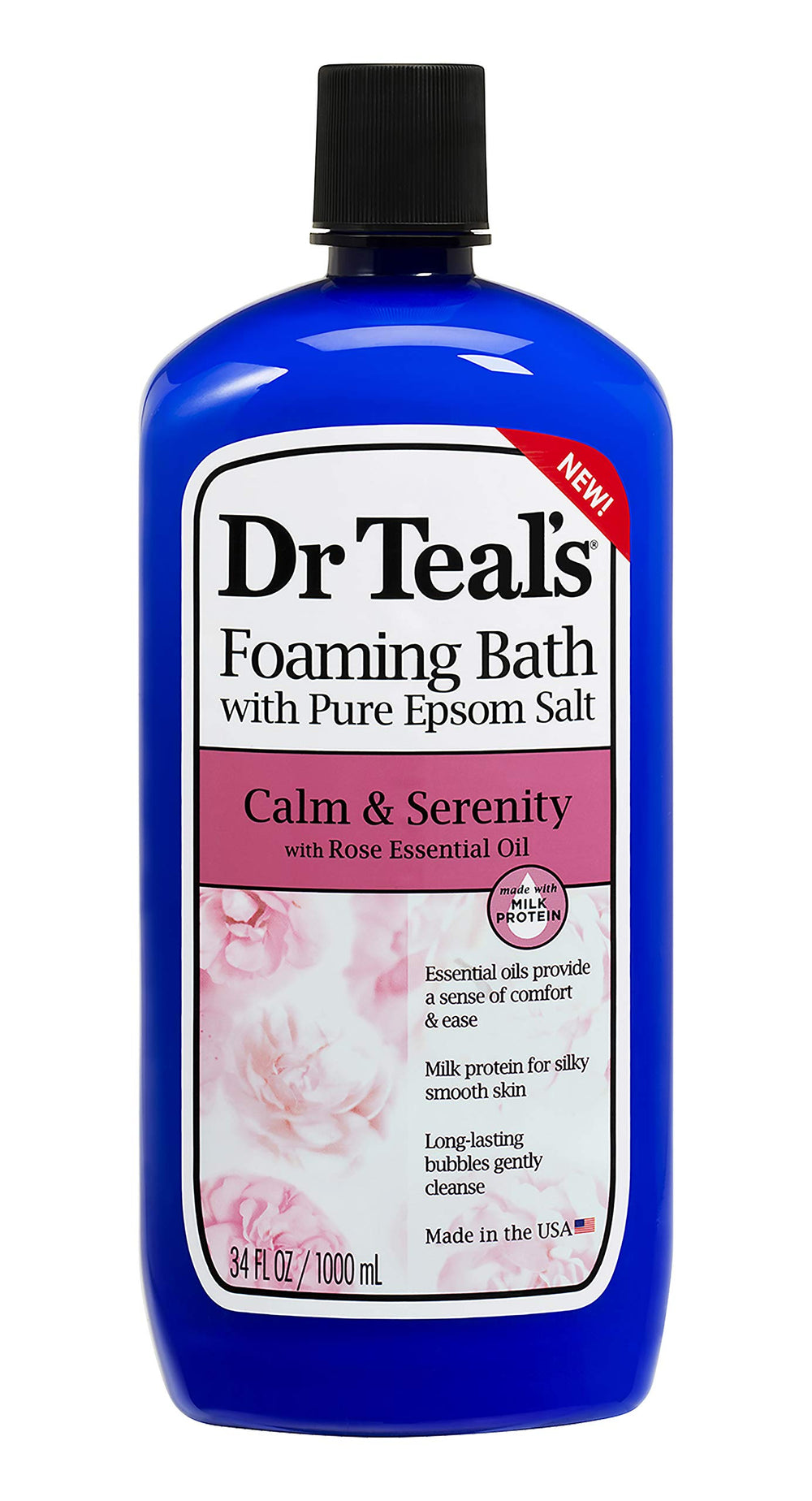 Dr Teal's Calm Serenity epsom salt 3lb bag for soothing muscle soak