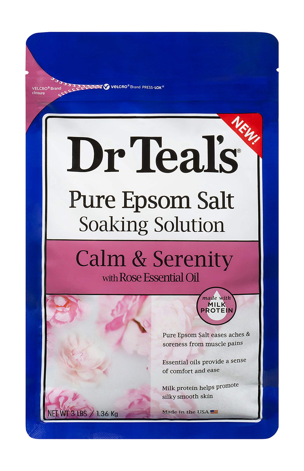 Dr Teal's Calm Serenity bath scene showing spa like relaxation at home