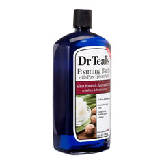Dr Teal's Coconut Oil foaming bath bottle nourishes and protects skin during daily baths.