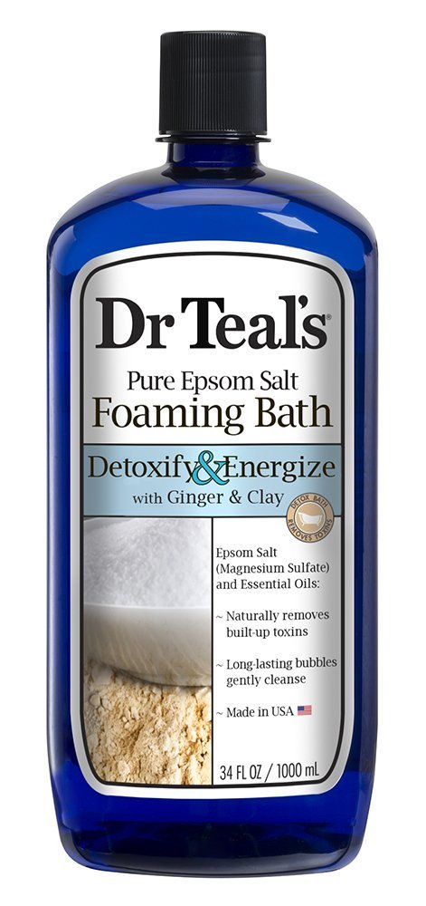 Dr Teal's Ginger & Clay duo bottles promote daily relaxation after stressful days.