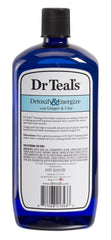 Dr Teal's Ginger & Clay foaming bath bottle blended with Epsom salt for muscle comfort.