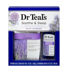 Dr Teal's Lavender Epsom Salt bag smooths tired muscles and calms the mind.