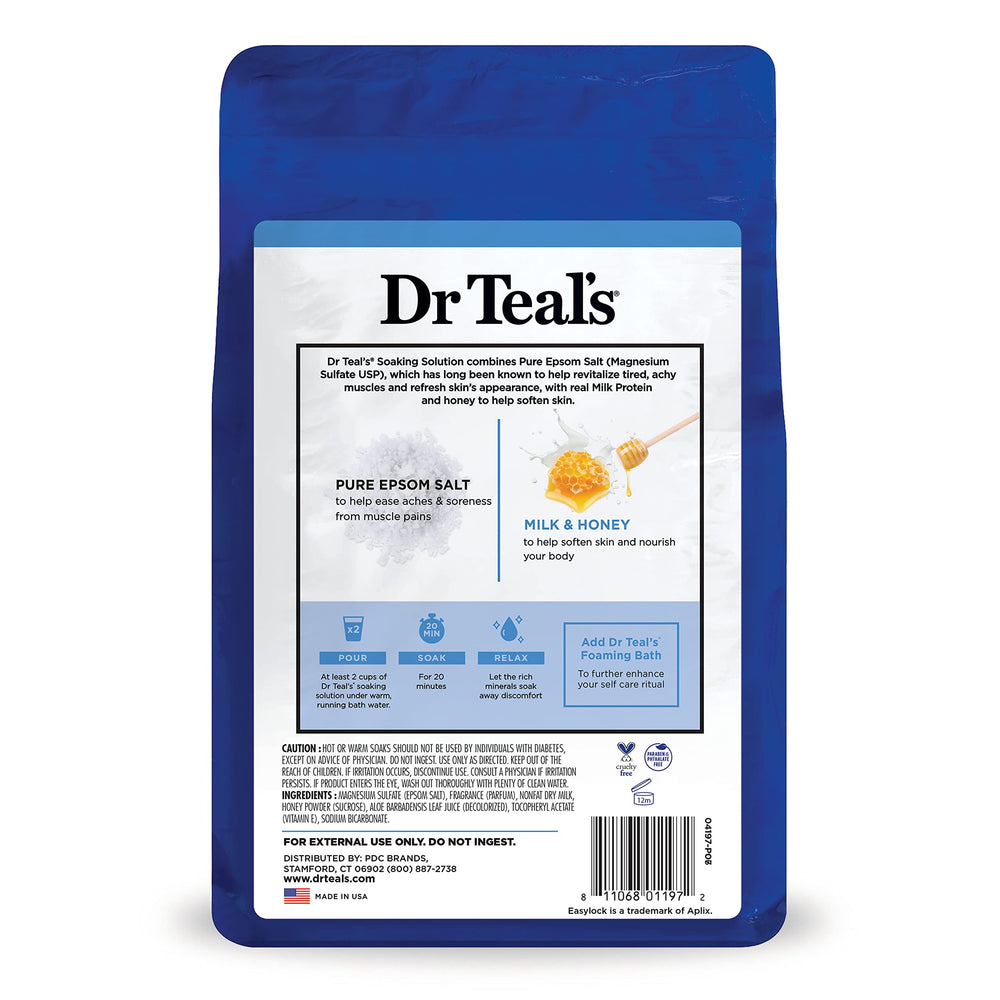 Dr Teal's finished skin after bath showing softness and glow.