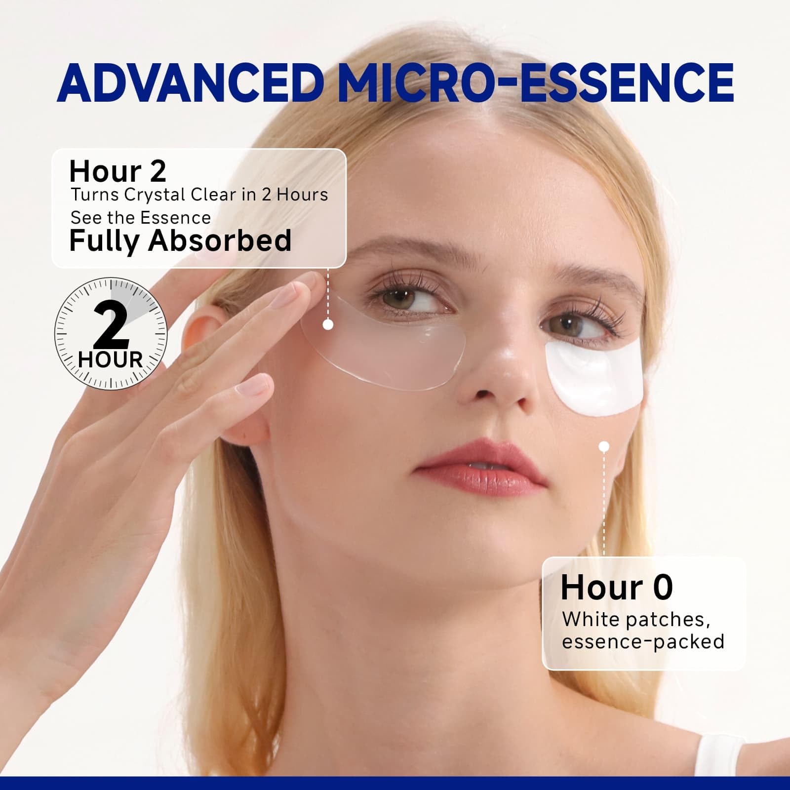 Dr Vincent crystal collagen absorption shot shows rapid serum uptake.