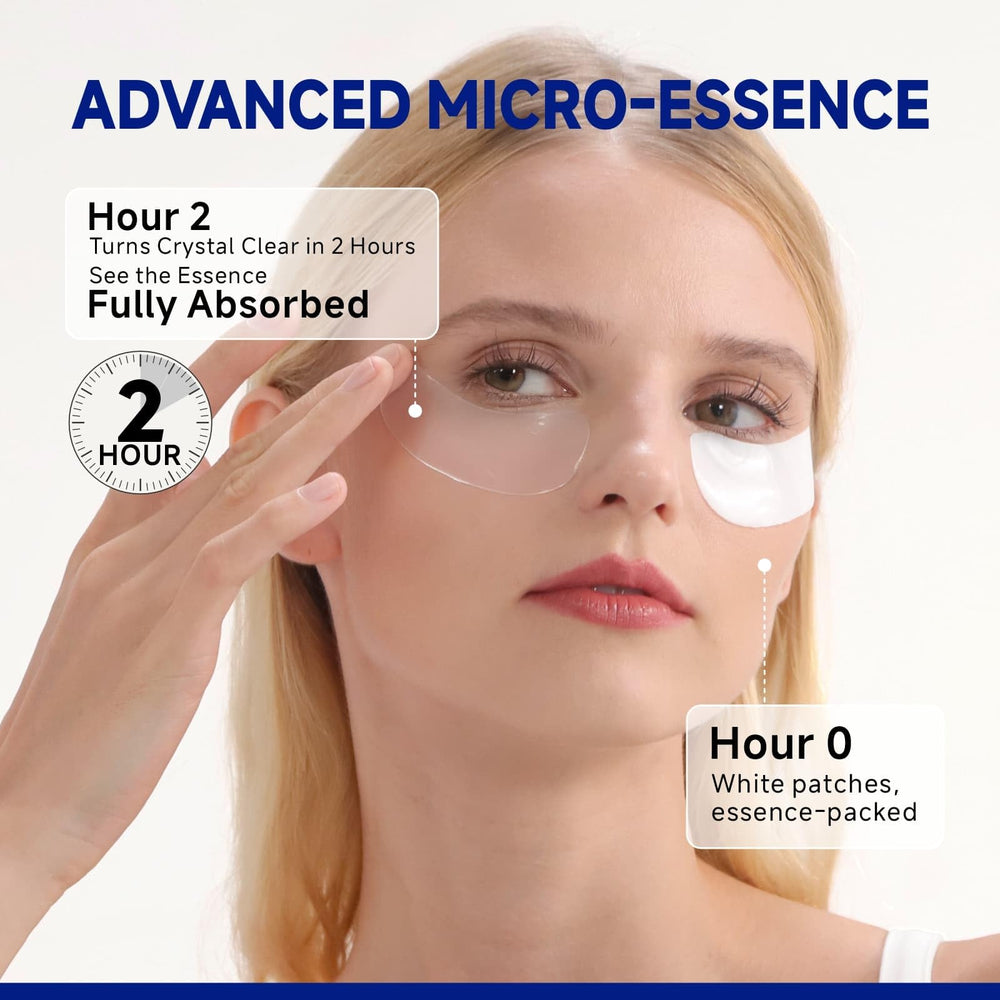 Dr Vincent crystal collagen absorption shot shows rapid serum uptake.