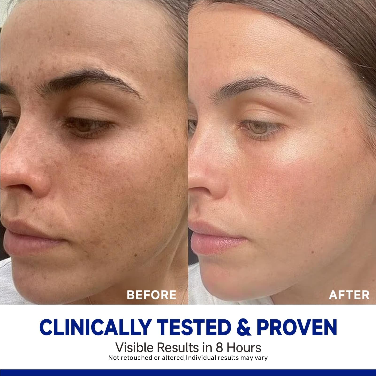 Dr Vincent Glass Glow Dermatologist-tested label closeup with gentle formula messaging