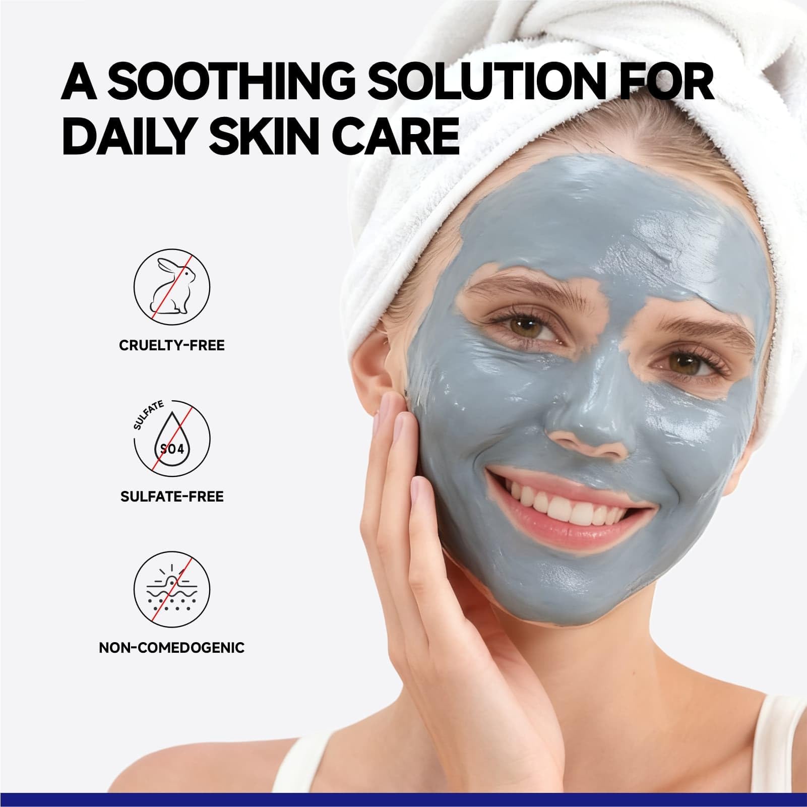 Dr Vincent Kaolin clay pore cleansing closeup hints at clearer pores