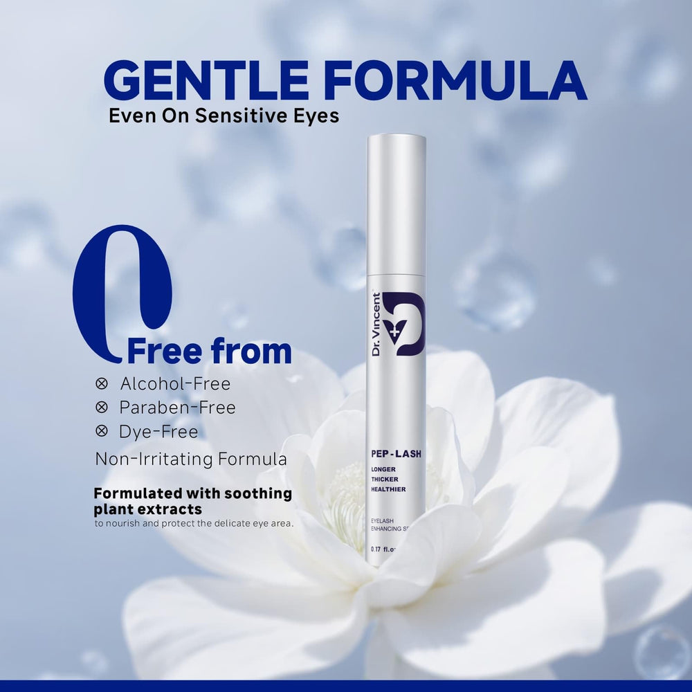 Dr Vincent Lash Serum vegan and cruelty-free formula suitable for sensitive eyes.