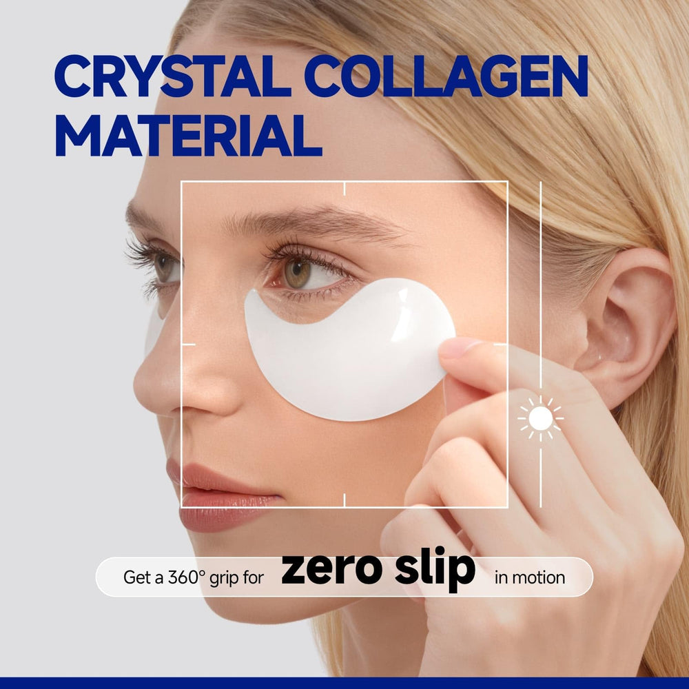 Dr Vincent peptide jojoba under-eye patches no-slip design stays in place during activities