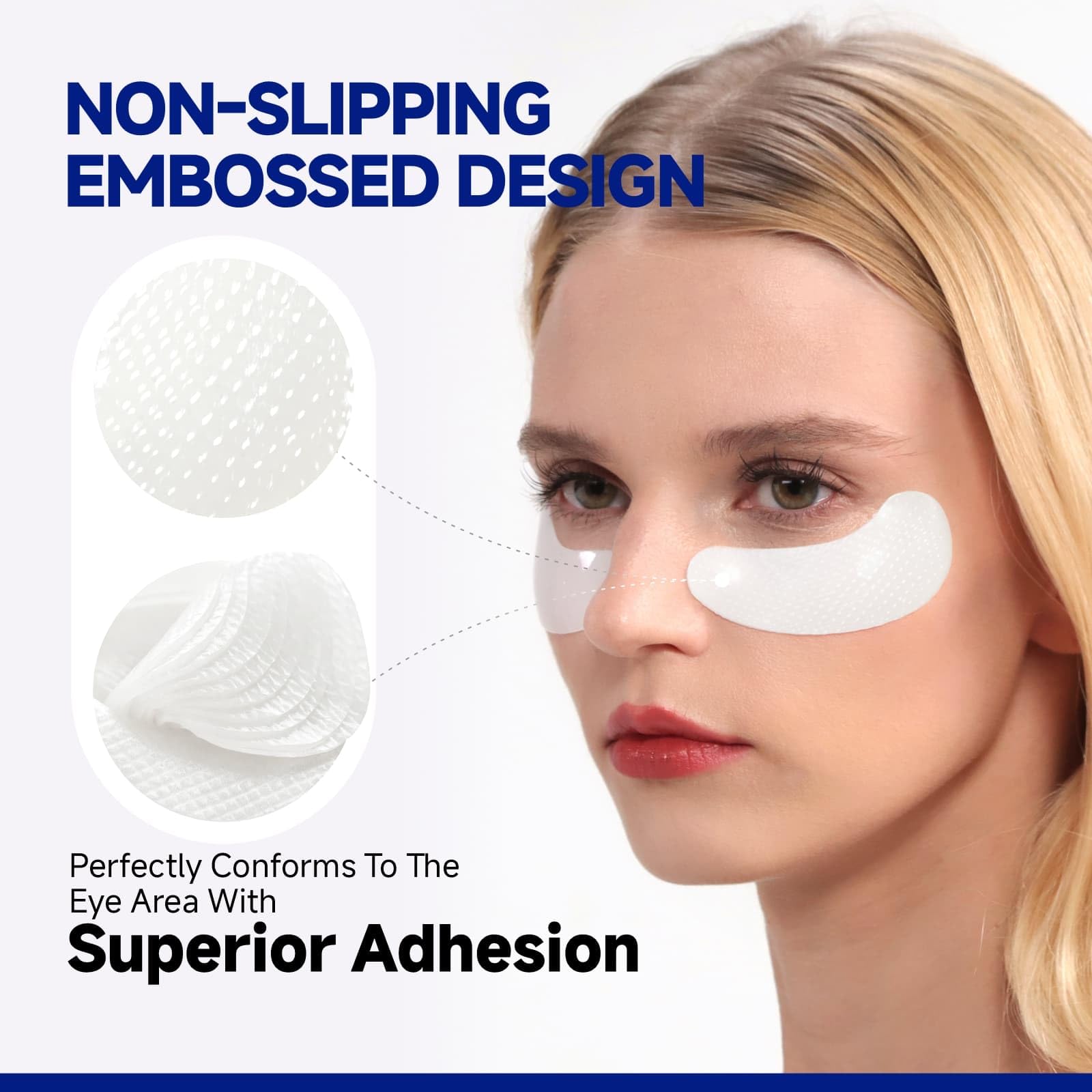 Dr Vincent patches in application tray convey easy at-home pampering session.