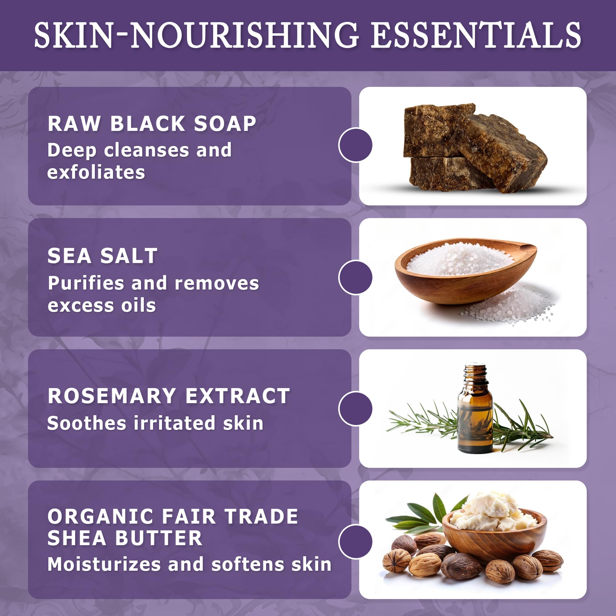 Dr. Woods Raw Liquid Black Soap rich lather ready for cleansing face and body.