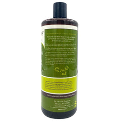 Dr. Woods tea tree Castile soap lather promotes refreshing skin cleanse.