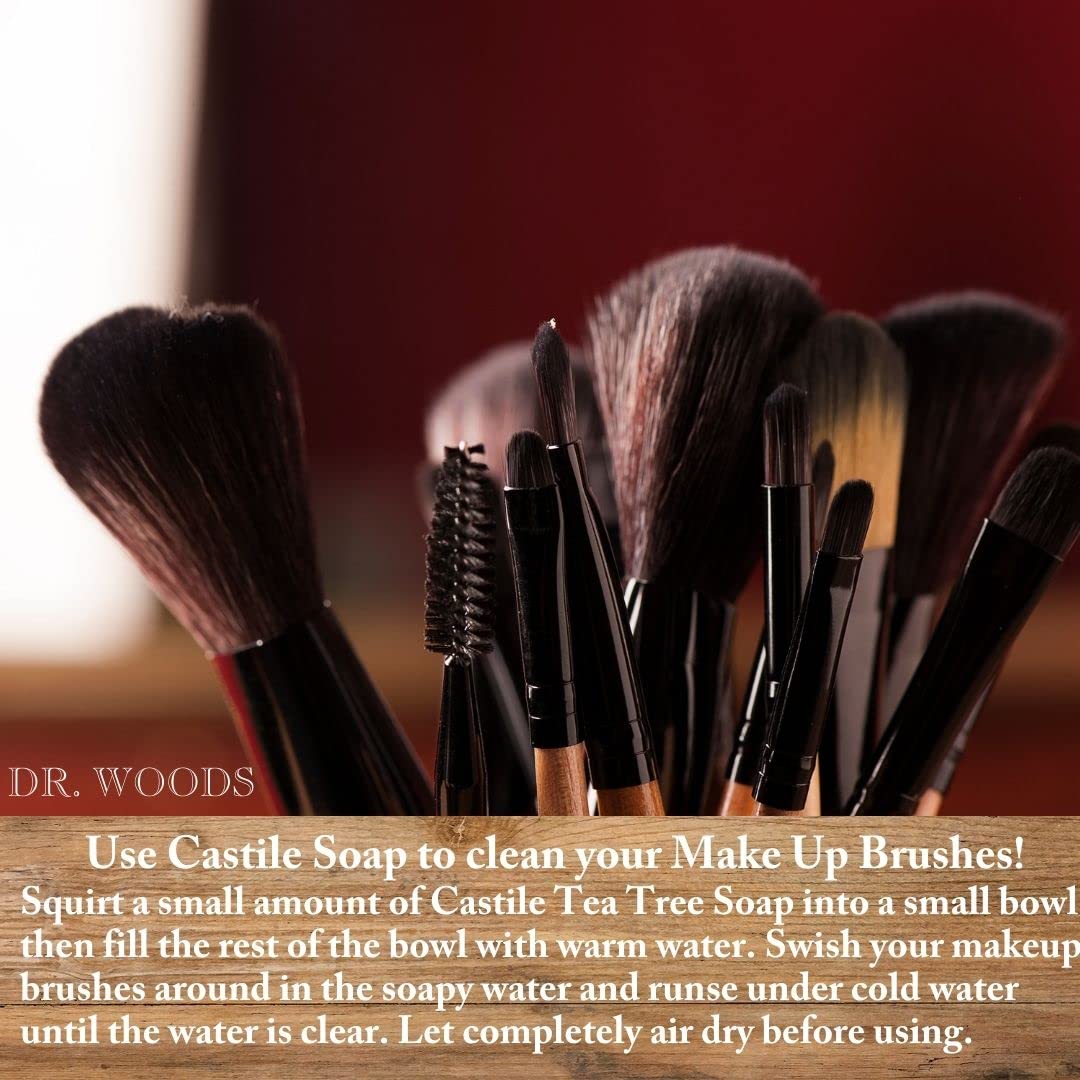 Dr. Woods vegan cruelty-free label underscores ethical cleansing and skin-friendly formulas.