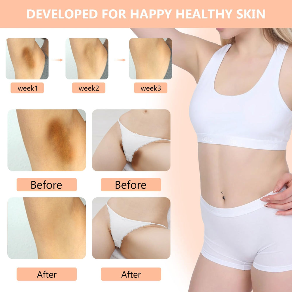 DR.Afanyr Skin Bleaching Cream inner thighs close-up reveals improved texture and hydration
