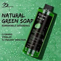 Dragon Art Green Soap 8oz squeeze bottle offers precise dispensing for quick prep