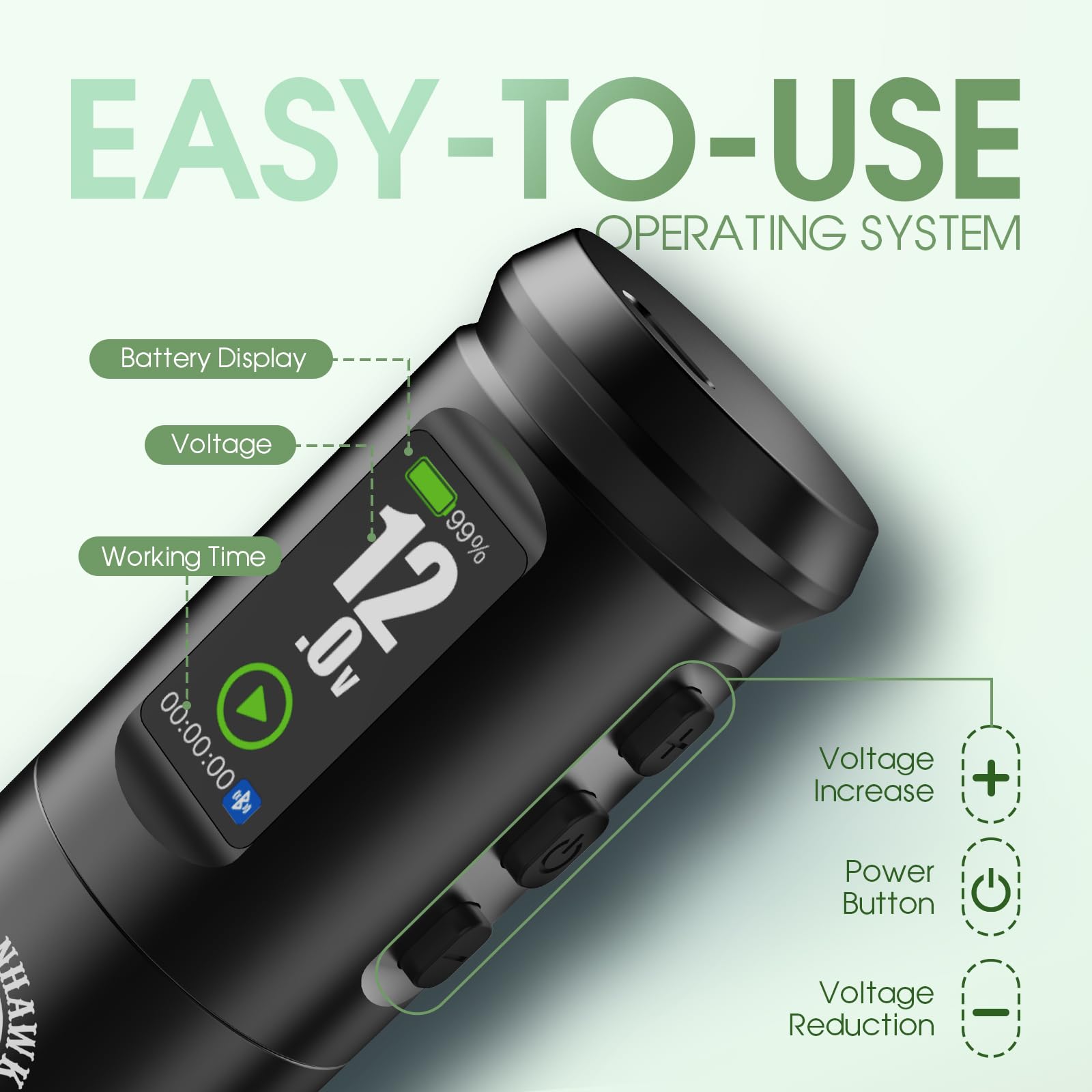 Dragonhawk A1 Pro 2000mAh battery extends practice time between charges
