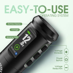 Dragonhawk A1 Pro 2000mAh battery extends practice time between charges
