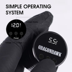 Dragonhawk Atom battery supply compact view for stable practice sessions.