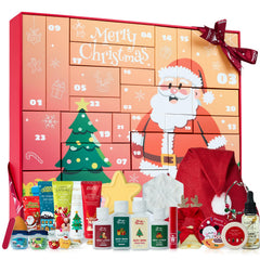 DRAWFAR Beauty Advent Calendar box showcasing 24 skincare surprises for festive gifting