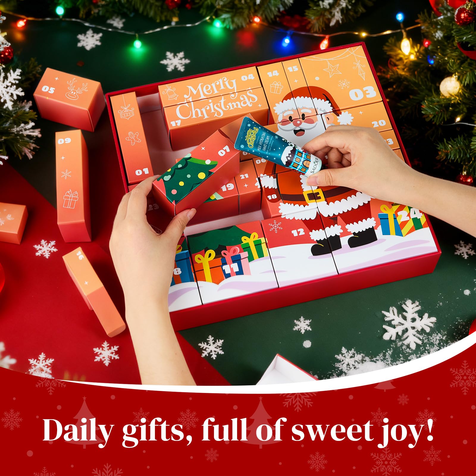 DRAWFAR Mirror for on-the-go beauty checks and festive selfies