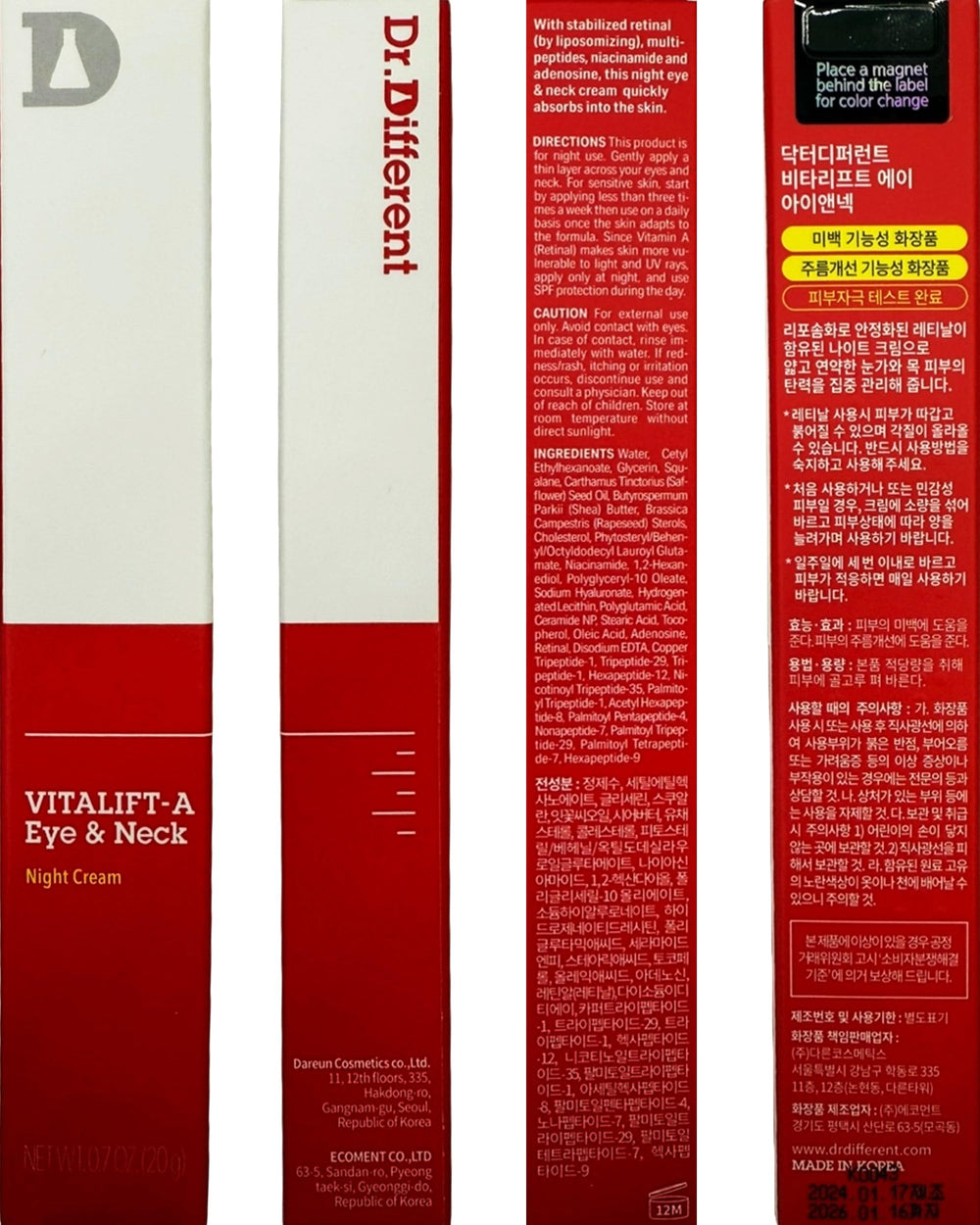 Dr.Different VITALIFT-A dispensing system demonstrates hygienic airless delivery.