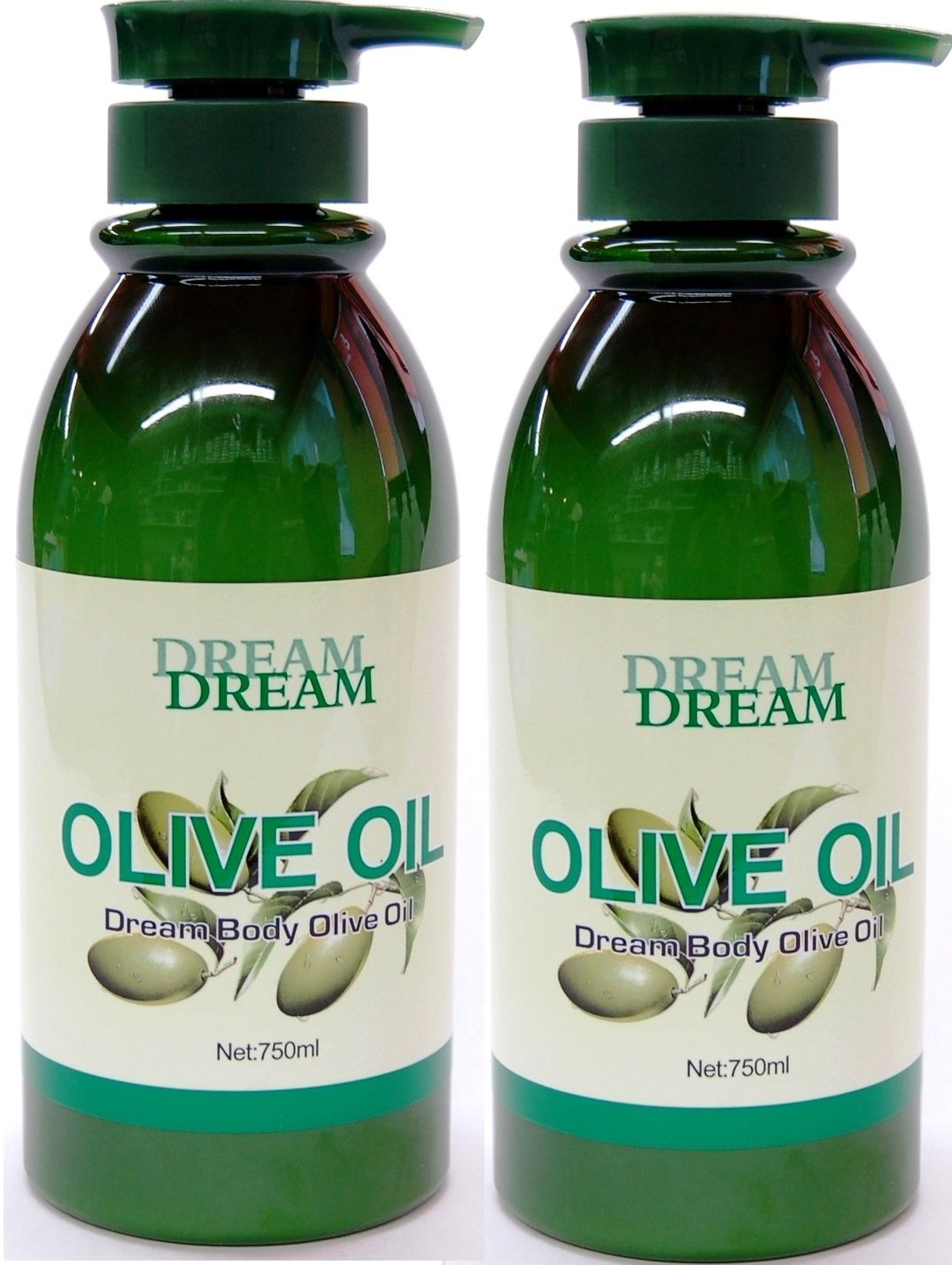 Dream Body Olive Oil bottle—great for cooking and finishing dishes.