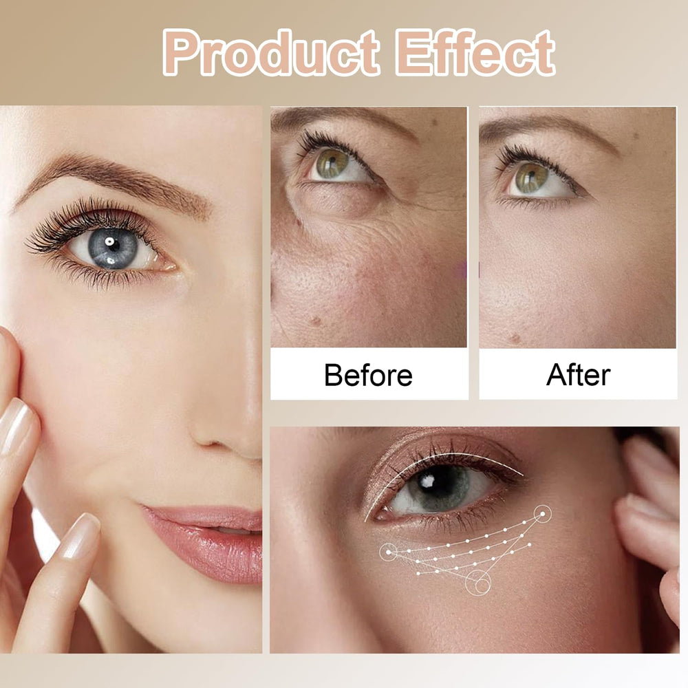 DreamCatching Perfection Eye Tightener cream bottle closeup highlights lightweight, fast-absorbing texture.