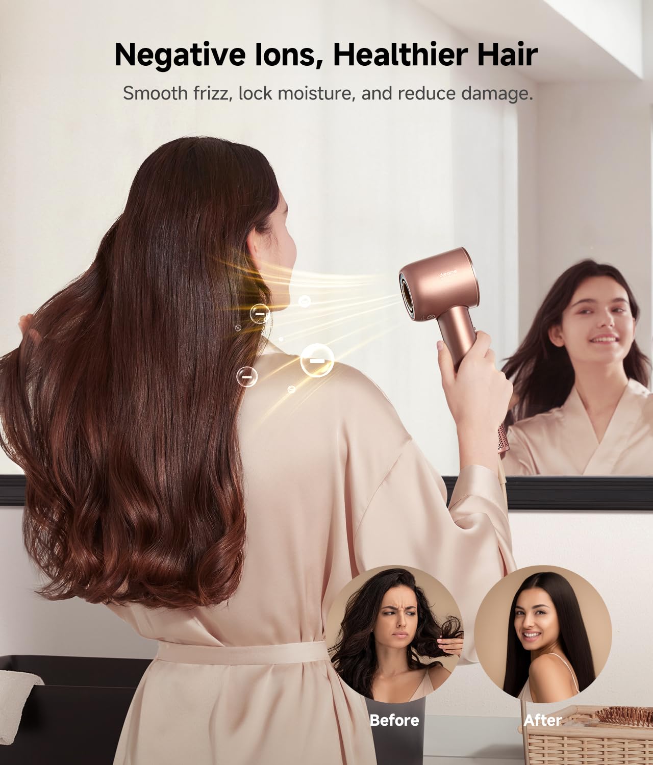 DREAME Hair Glory whisper-quiet operation keeps conversations uninterrupted.