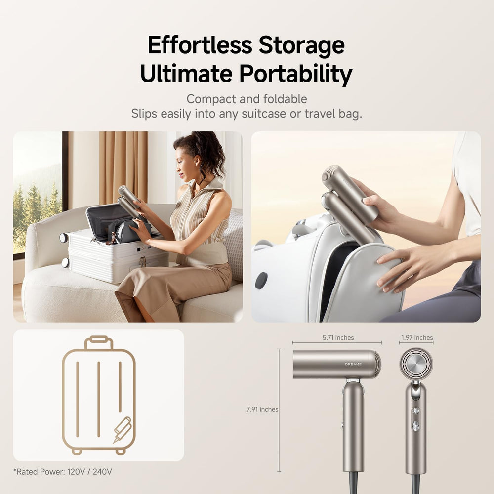Dreame Pocket Pro dual-voltage-global-use demonstrates worldwide compatibility for travel.