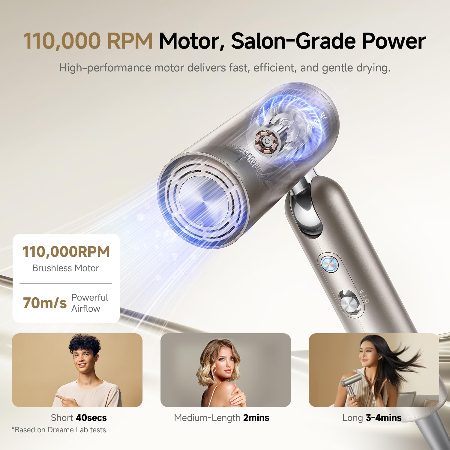 Dreame Pocket Pro-heat-sensors-134f prevents overheating for safe styling.
