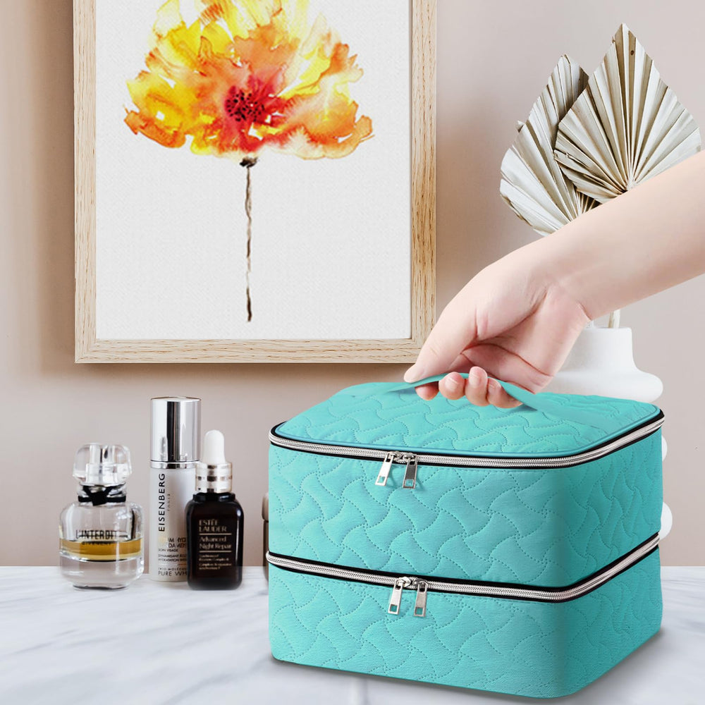 DreamGenius blue organizer case ideal gift for beauty lovers