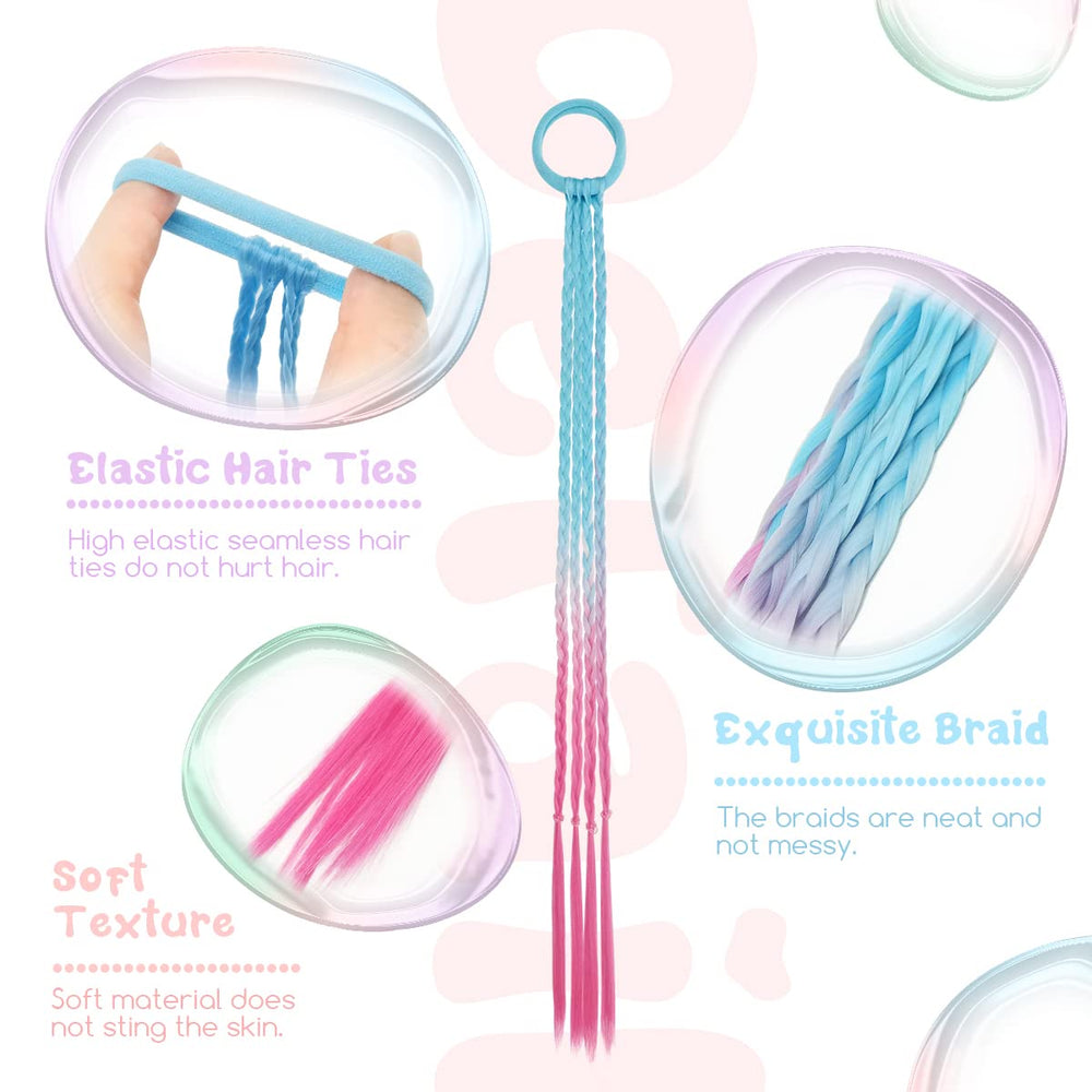 Dreamlover seamless hair ties attach to extensions for easy, gentle styling