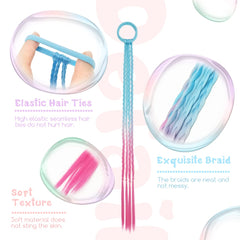 Dreamlover seamless hair ties attach to extensions for easy, gentle styling