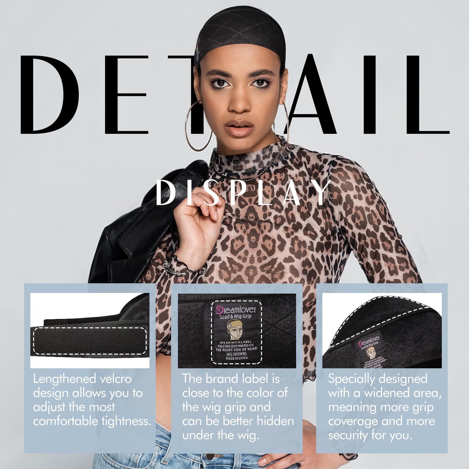 Dreamlover wig grip band five colors offers versatile styling options