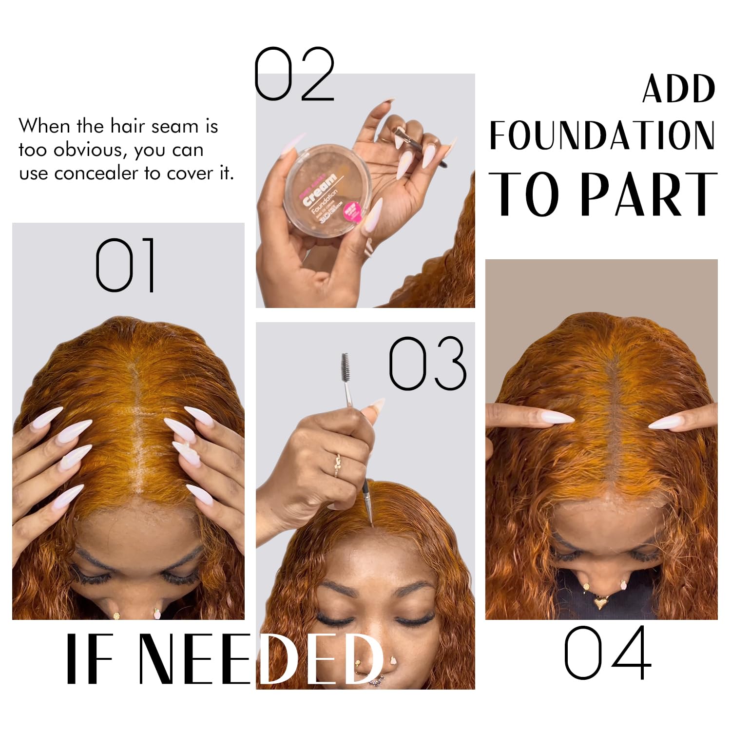 Dreamlover wig grip band packaging display for easy storage and care