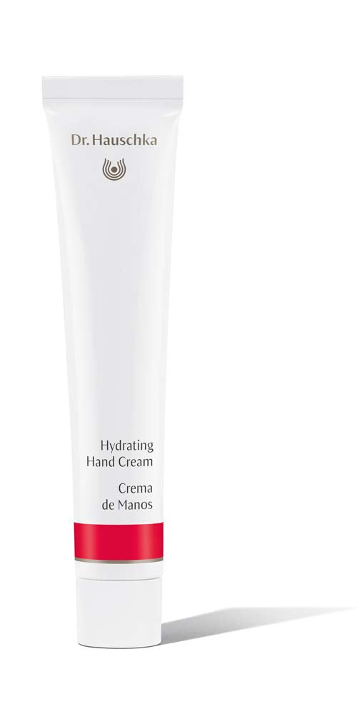 Dr. Hauschka Hydrating Hand Cream bottle delivers quick moisture for dry, overworked hands.