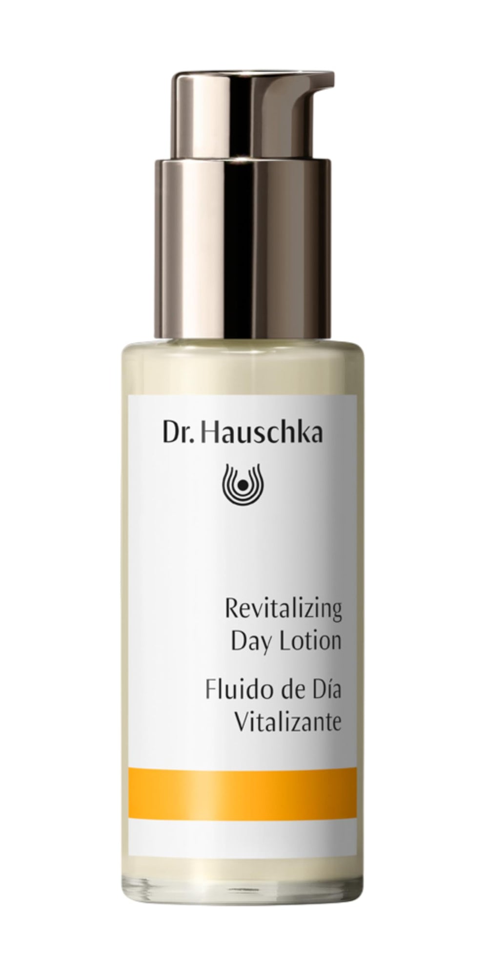 Dr. Hauschka Revitalizing Day Lotion bottle for daily hydration and makeup base.
