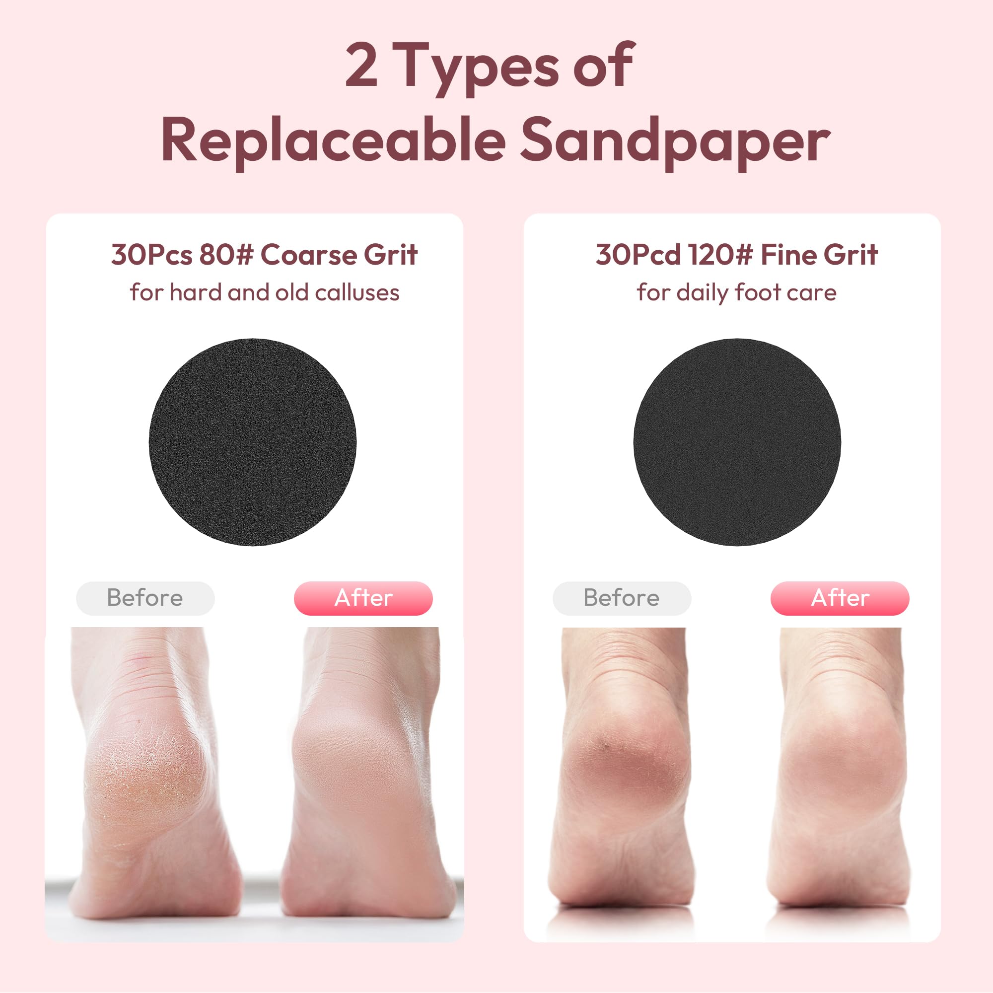 Drivox nail sanding head in action for precise pedicure prep