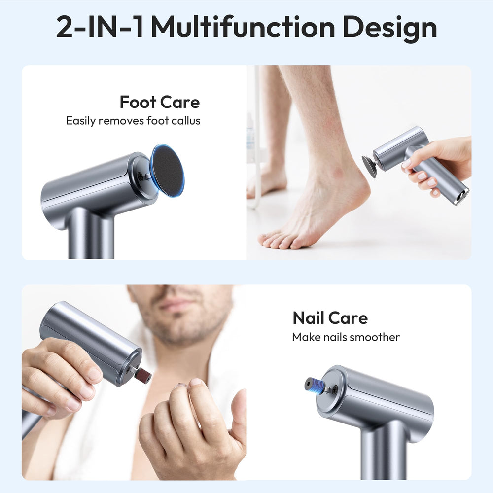 Drivox nine-speed motor lets you tailor gentle to aggressive exfoliation.