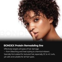 Dr.Melaxin Bondex HAIRCLE boost close-up highlights improved protein repair and shine