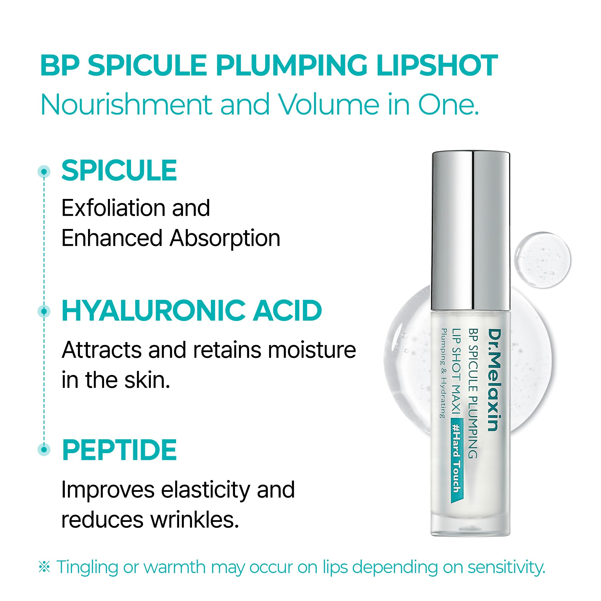Dr.Melaxin Lip Shot Mild texture close-up, creamy and easy to spread