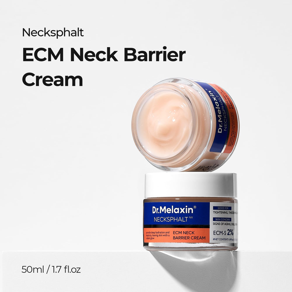 Dr.Melaxin Necksphalt cream-jar-closeup showing silky texture.