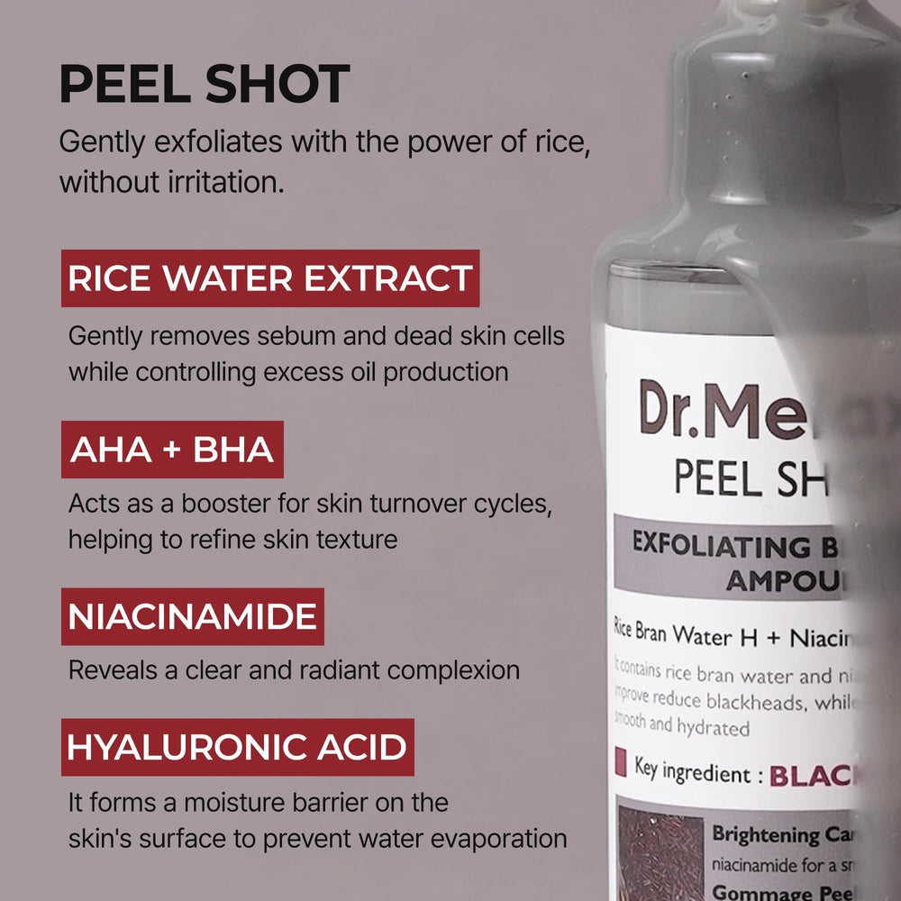 Deep pore care focus image hints refined pores.