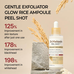Dr.Melaxin Peel Shot Glow being applied to the face