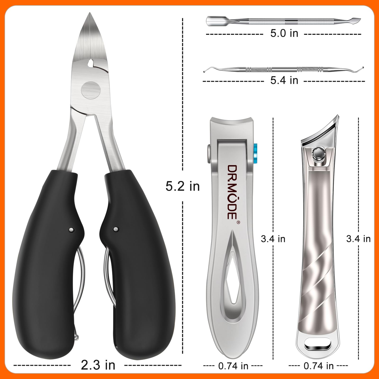 DRMODE ingrown-nail-lifter supports careful edge relief during trims.