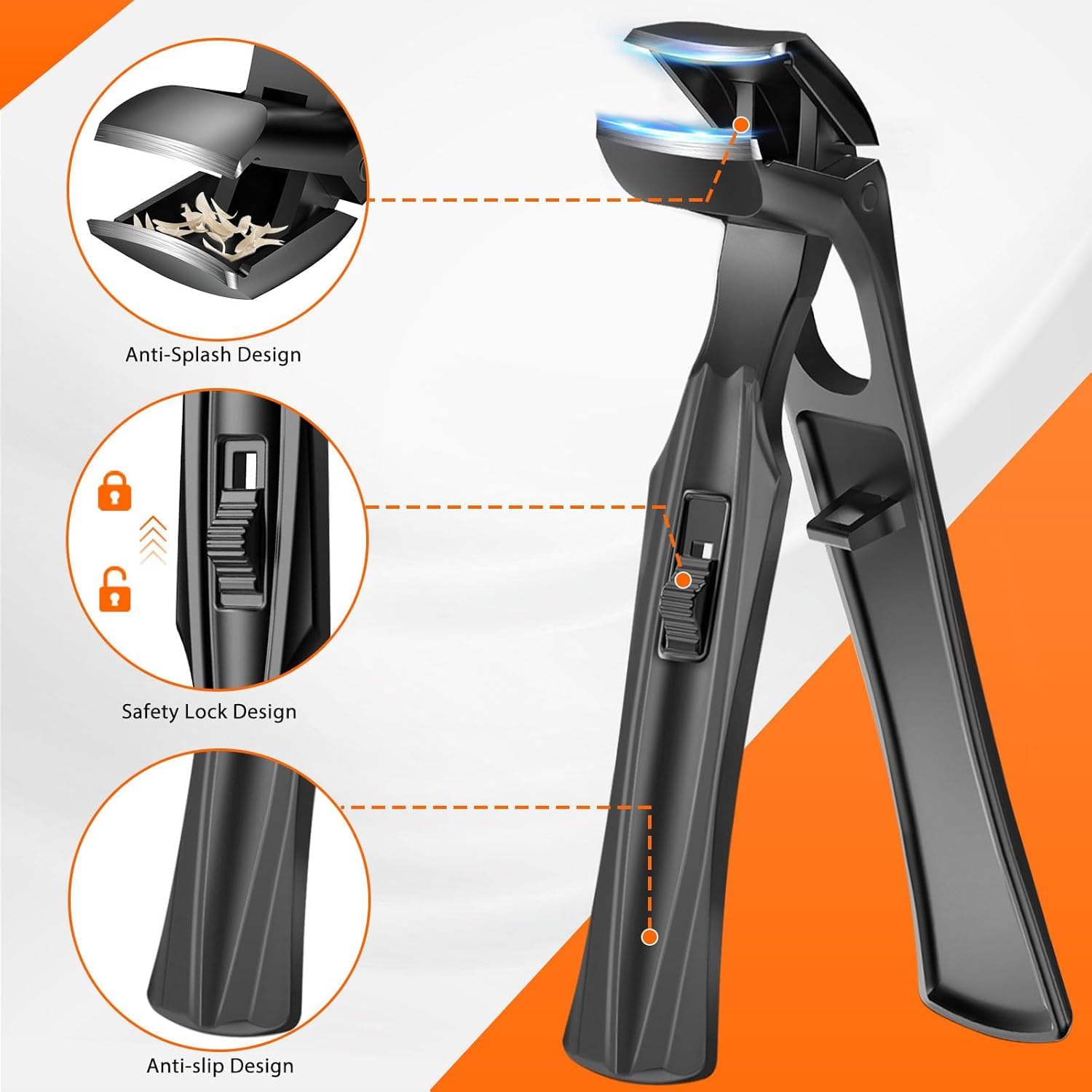 DRMODE long-handle lever reduces effort during nail trimming