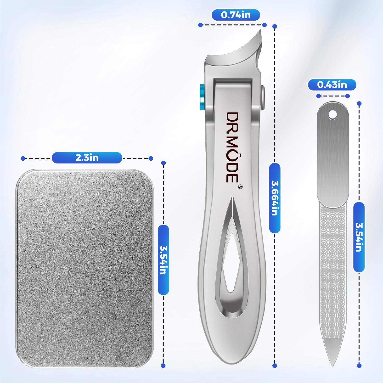 DRMODE stainless steel blades resist rust for long-lasting performance