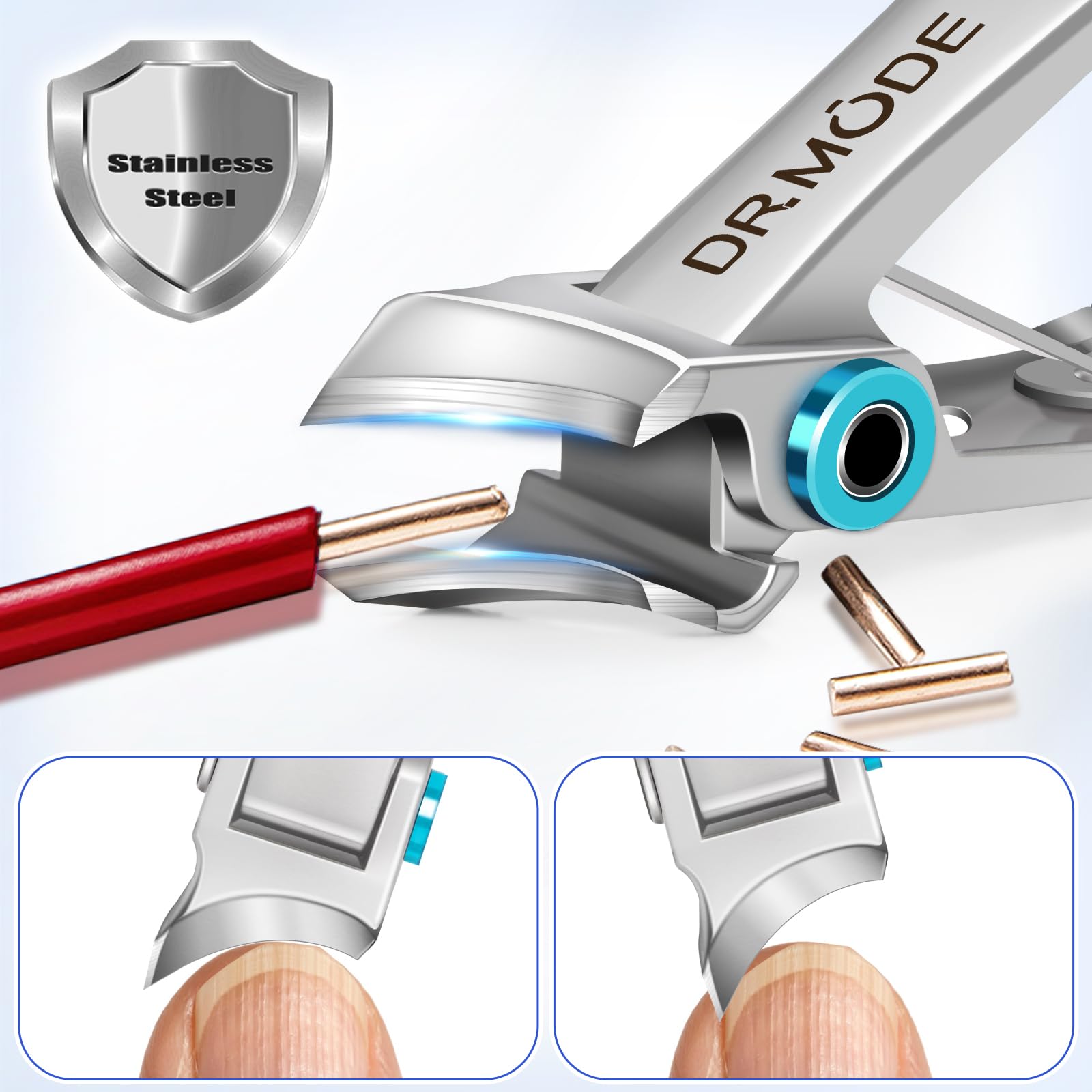 DRMODE silicone blade protector prevents accidental injuries when stored