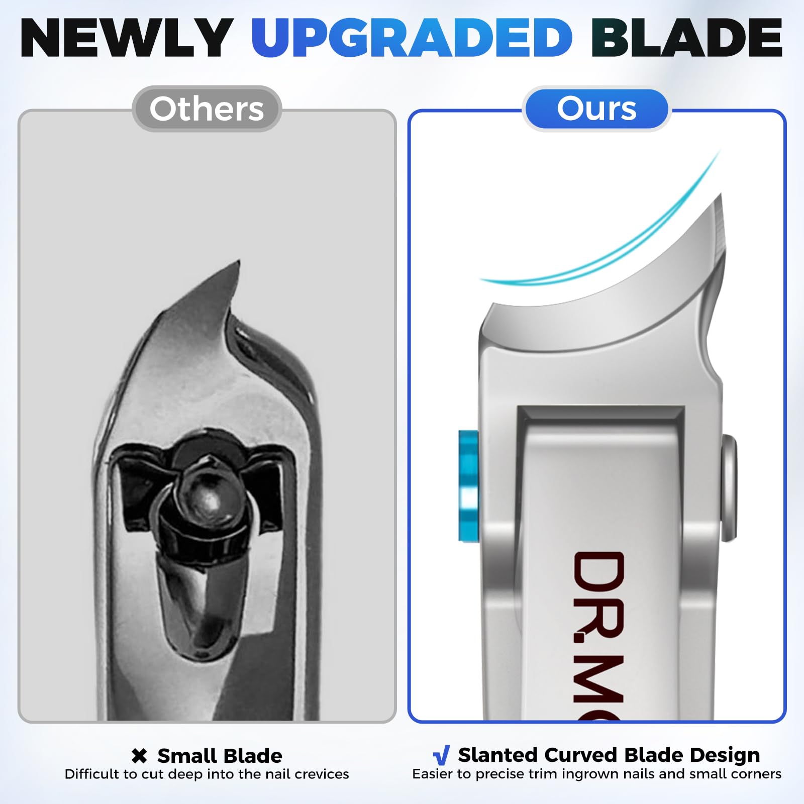 DRMODE slanted jaws for ingrown nails provide precise trimming