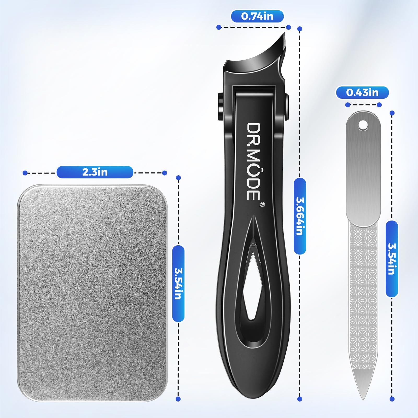 DRMODE stainless steel construction resists rust for reliable longevity.
